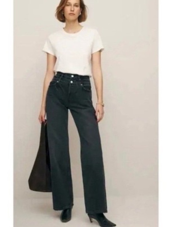 Reformation Denim - Reformation Cary Double Waistband High Rise Jeans 27